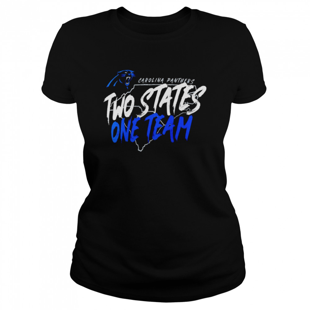Carolina Panthers two states one team shirt Classic Women's T-shirt