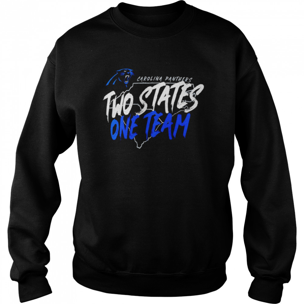 carolina panthers two states one team shirt unisex sweatshirt