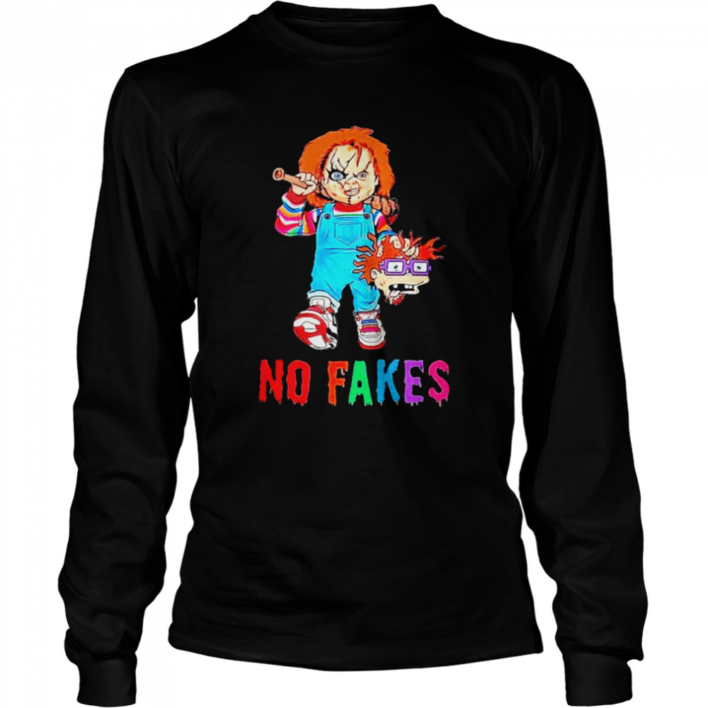 Chucky no fakes Halloween shirt Long Sleeved T-shirt