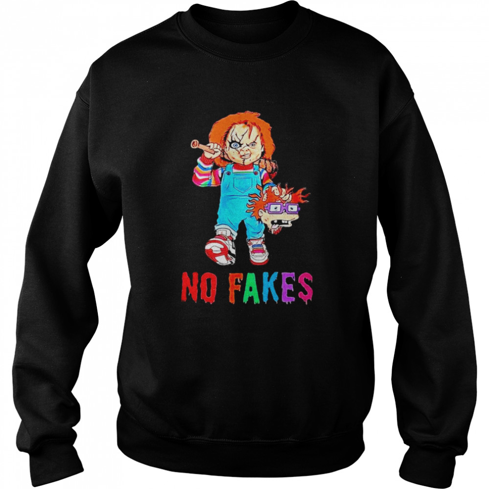 chucky no fakes halloween shirt unisex sweatshirt