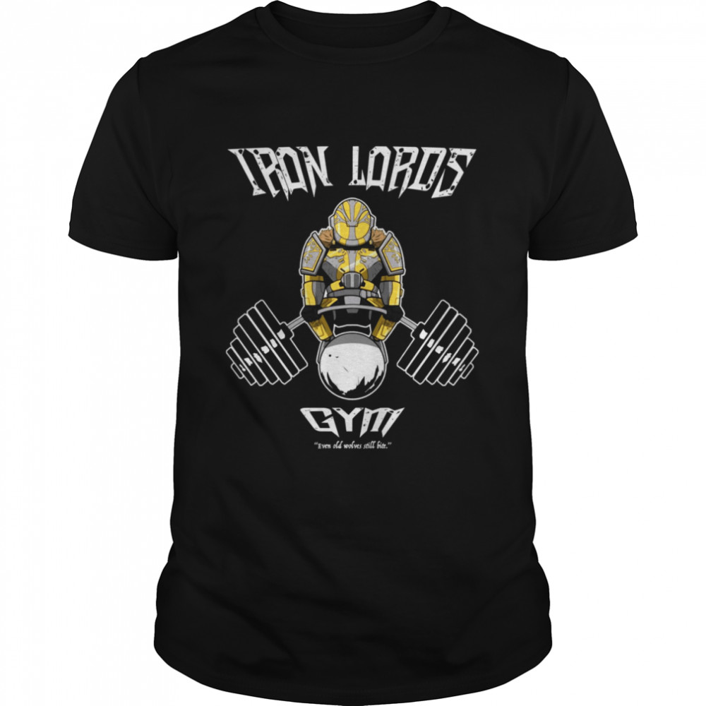 Iron Lords Gym Even Old Wolves Still Bite shirt Classic Men's T-shirt