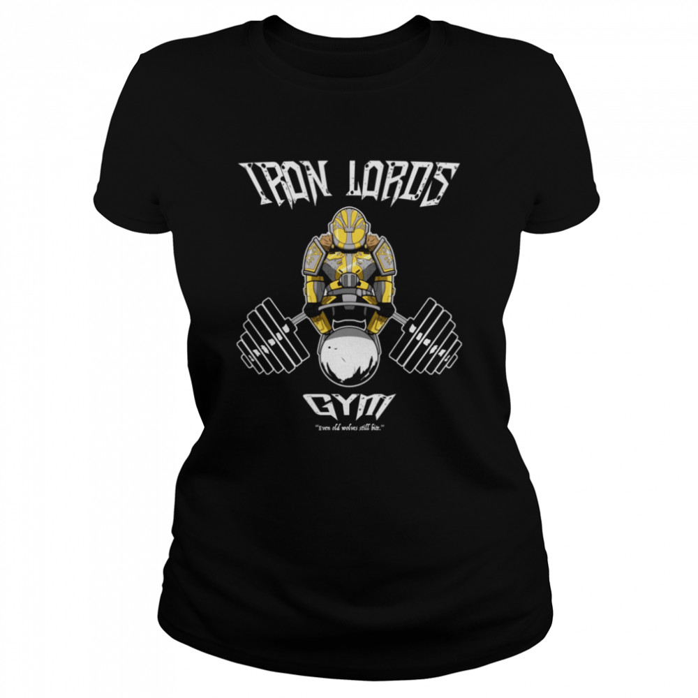 Iron Lords Gym Even Old Wolves Still Bite shirt Classic Women's T-shirt
