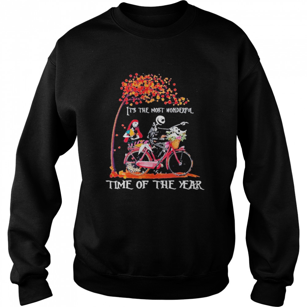 jack and sally its the most wonderful time of the year unisex sweatshirt