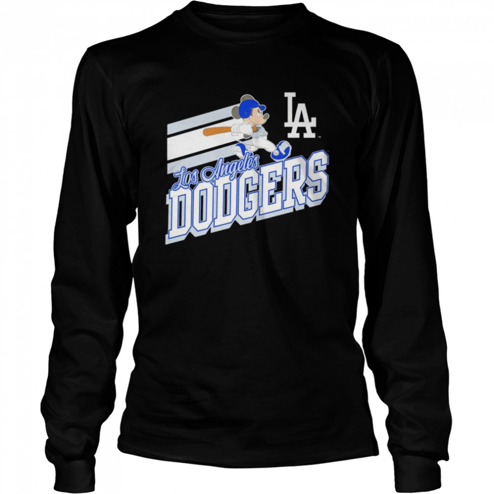 Los Angeles Dodgers Toddler Disney Game Day shirt Long Sleeved T-shirt