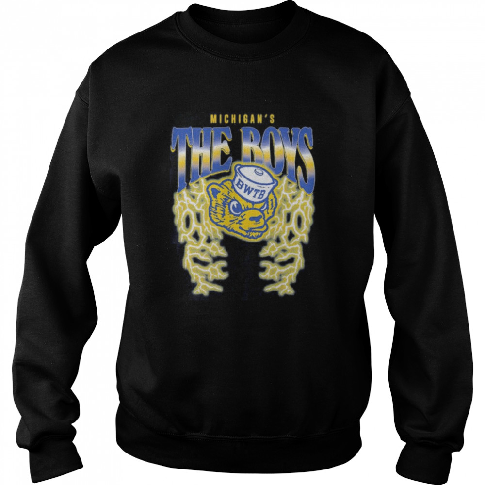 Michigan’s the boys lightning shirt Unisex Sweatshirt