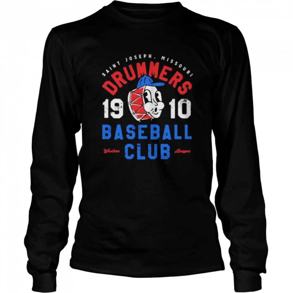 Saint Joseph Drummers Missouri Defunct Baseball Teams shirt Long Sleeved T-shirt