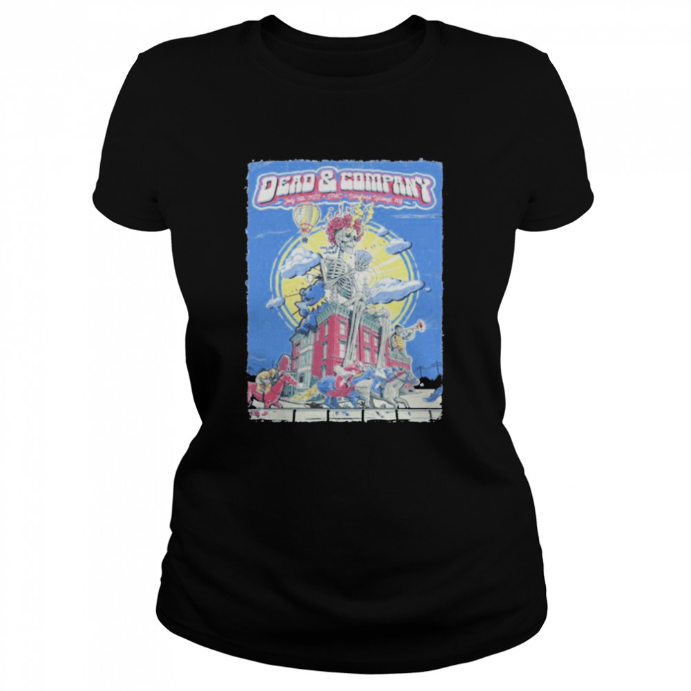 skeleton dead and company 2022 classic womens t shirt