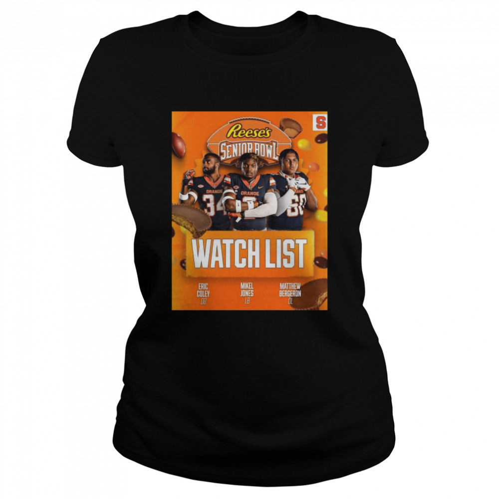 Syracuse Football 2023 Reese’s Senior Bowl Watch List  Classic Women's T-shirt