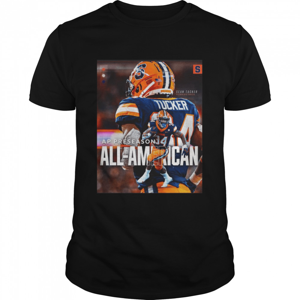 Syracuse Football Sean Tucker Running Back AP Preseason All-American  Classic Men's T-shirt