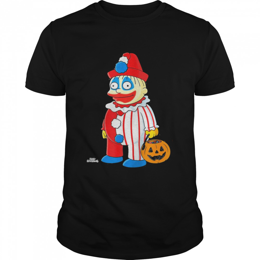 The Simpsons Ralph Clown Treehouse of Horror Halloween T- Classic Men's T-shirt