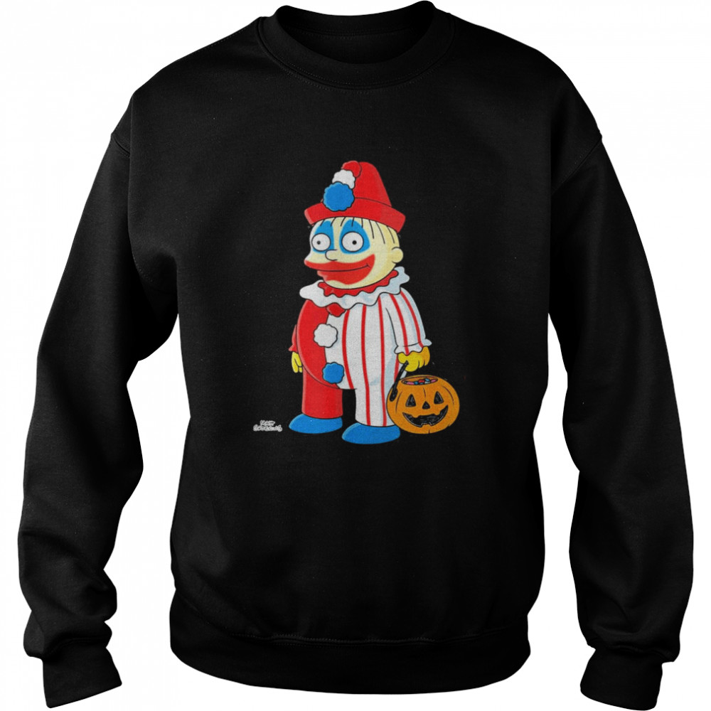 The Simpsons Ralph Clown Treehouse of Horror Halloween T- Unisex Sweatshirt
