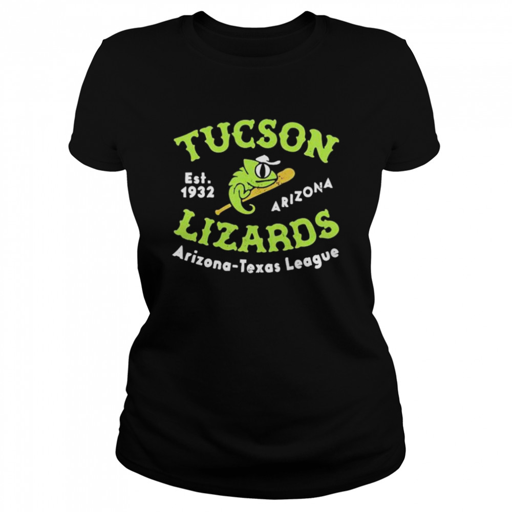 tucson lizards arizona vintage defunct baseball teams shirt classic womens t shirt