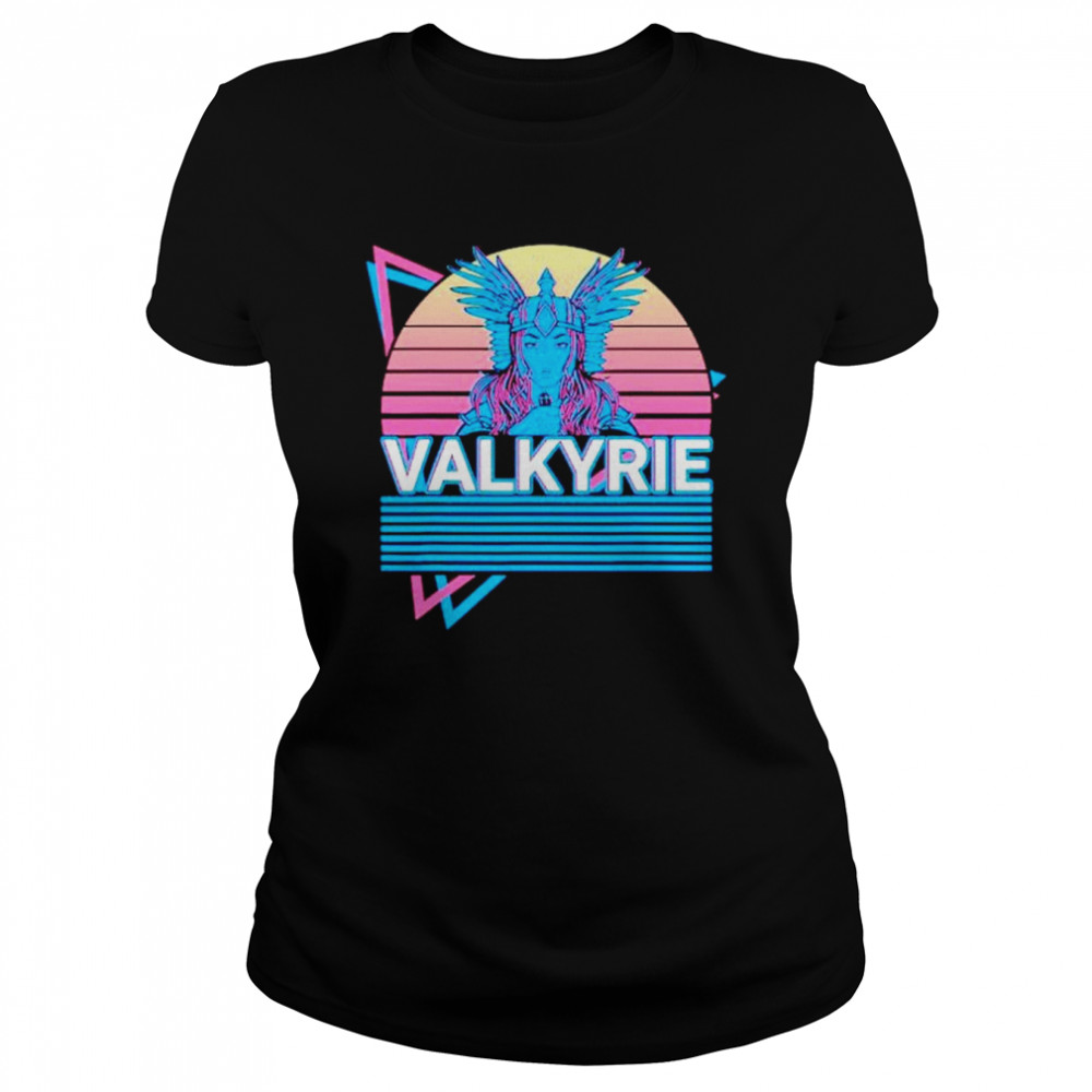 valkyrie viking retro mythology folklore shirt classic womens t shirt