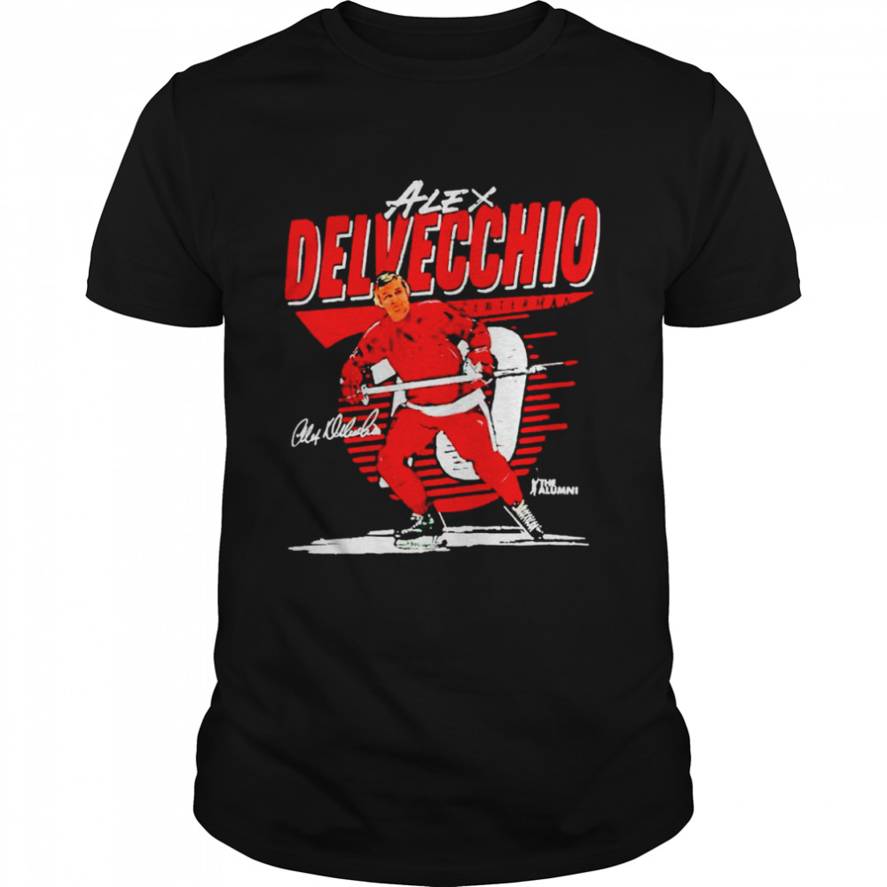 Alex Delvecchio Detroit Red Wings Centerman shirt
