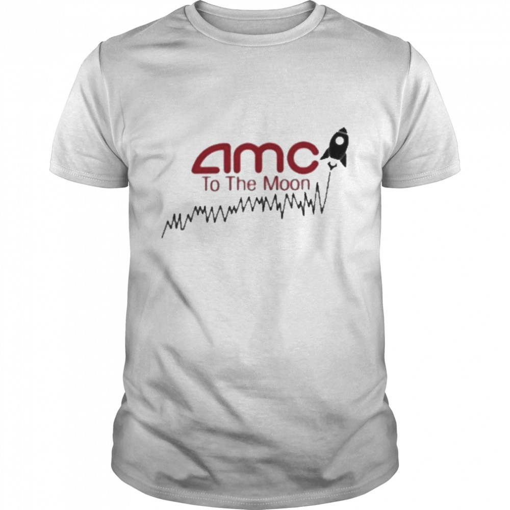 Amc To The Moon Apes Not Leaving Shirt