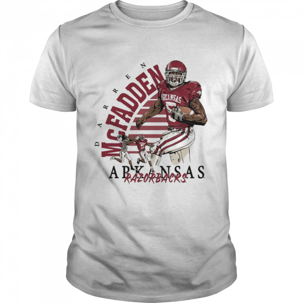 Arkansas Razorbacks Darren Mcfadden Vintage Throwback T-Shirt