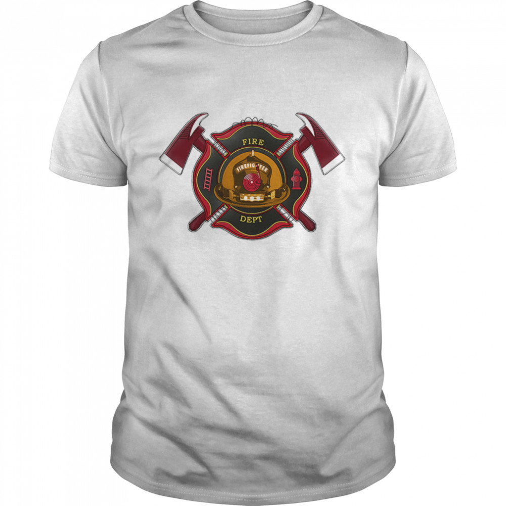 Fire Dept Logo For Firefighters Shirt