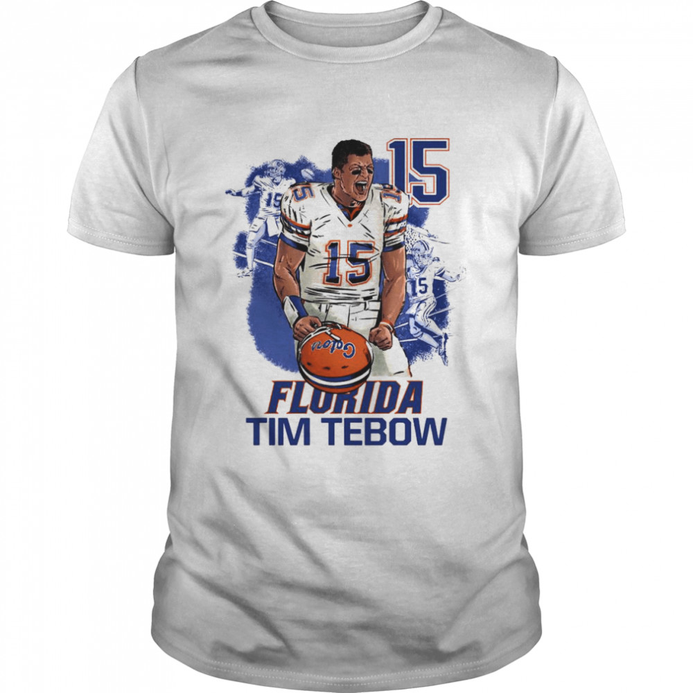 Florida Gators 15 Tim Tebow Champion T-shirt