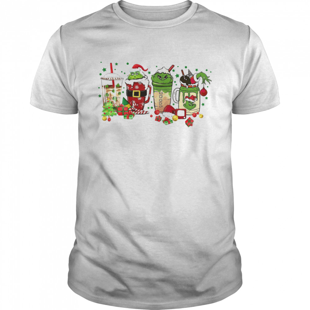 Grinchmas Coffee Cup Christmas Halloween shirt