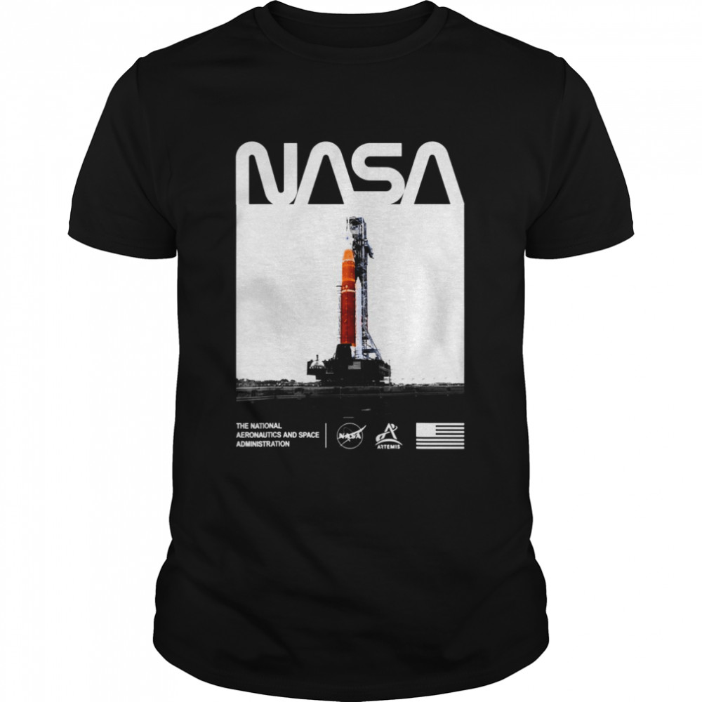 Nasa Artemis Sls Space Launch System Worm Insignia Logo Shirt