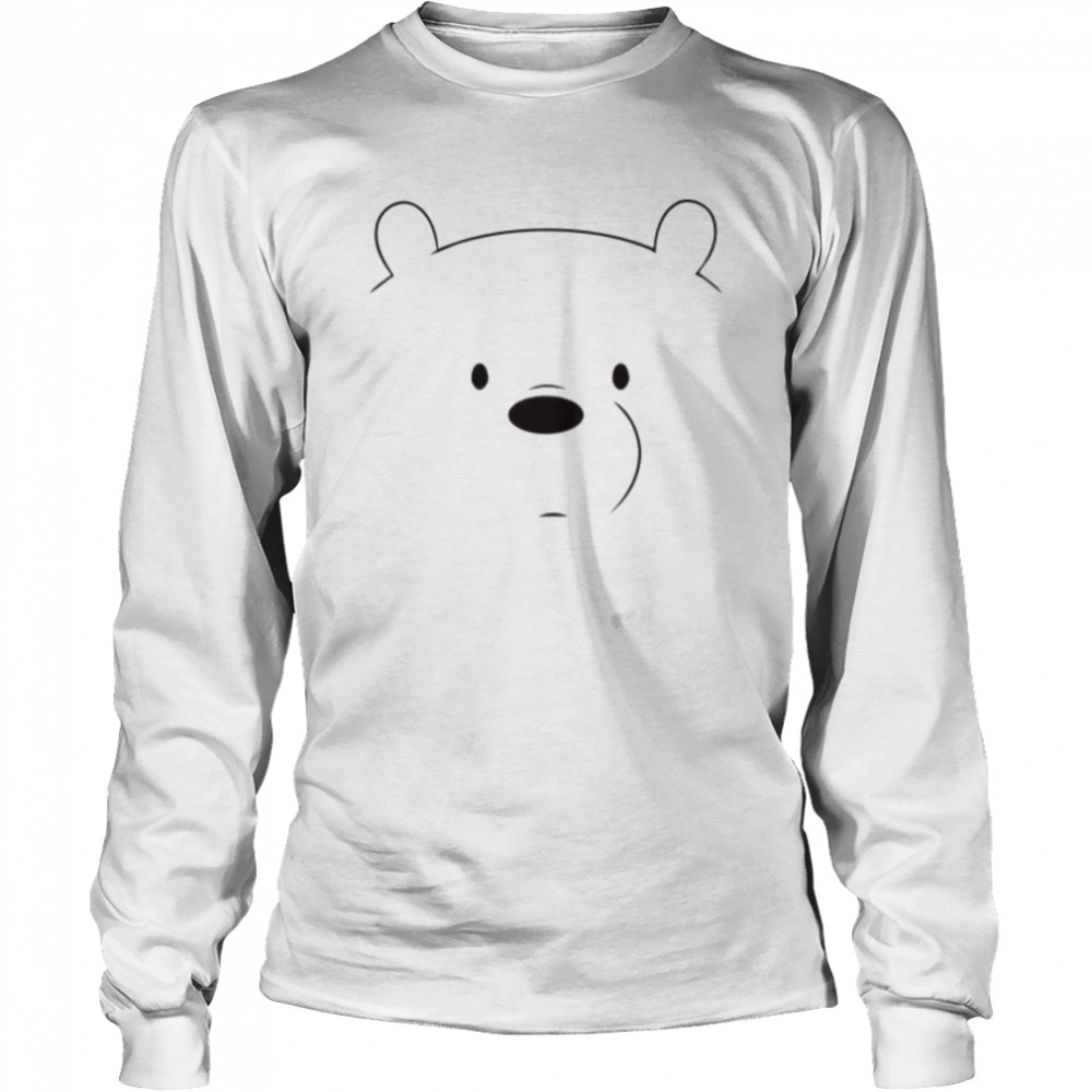 Polar Bear Cute Hoodietee Cartoon Ice Bear shirt Long Sleeved T-shirt