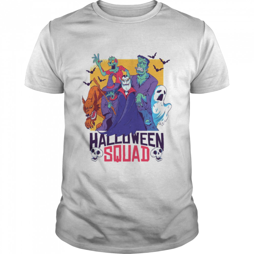 Vintage Photograp Halloween Squad Halloween Aesthetic shirt