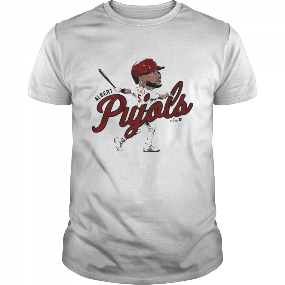 Albert Pujols Men's Cotton T-shirt St. Louis Baseball 