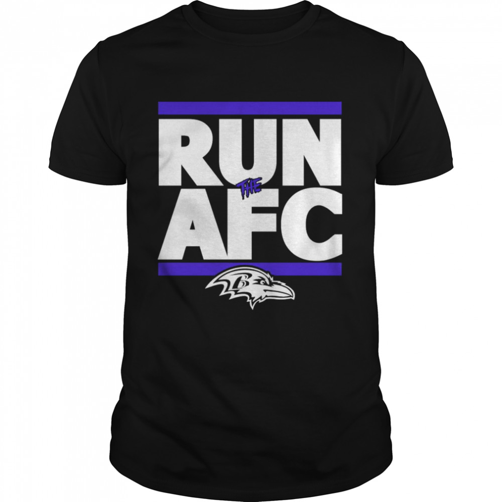 Baltimore Ravens RUN the AFC 2022 shirt