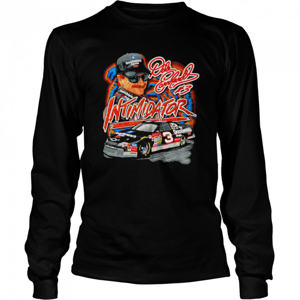 Retro Dale Earnhardt Intimidator shirt Long Sleeved T-shirt