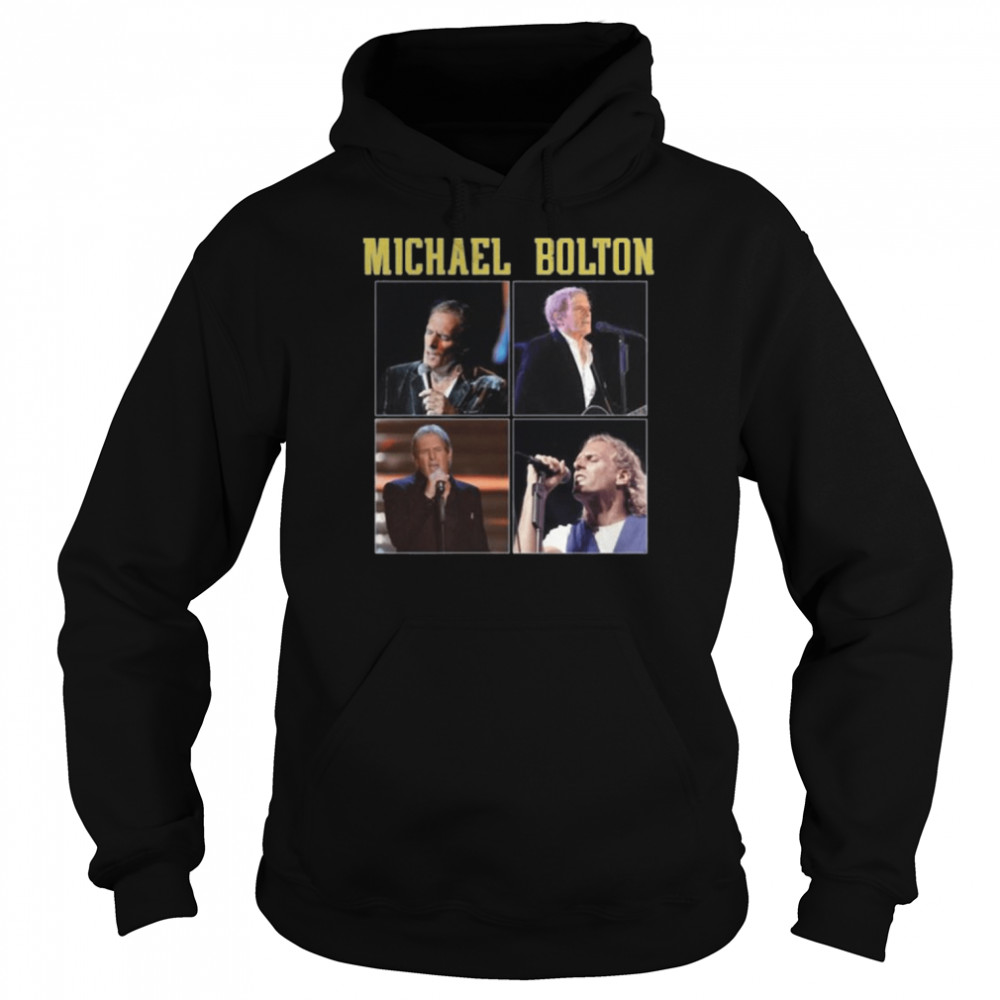 Retro Portrait Michael Bolton shirt Unisex Hoodie
