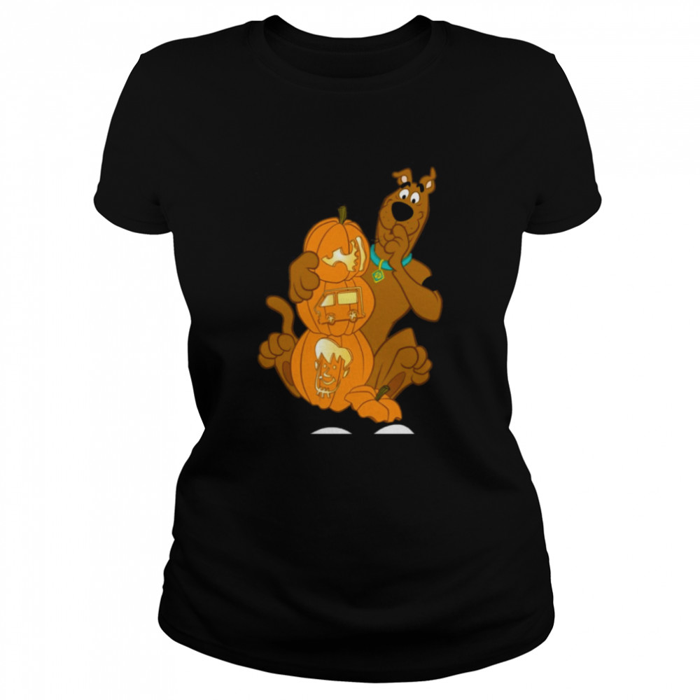 Scooby-doo Pumpkin Halloween shirt Classic Women's T-shirt