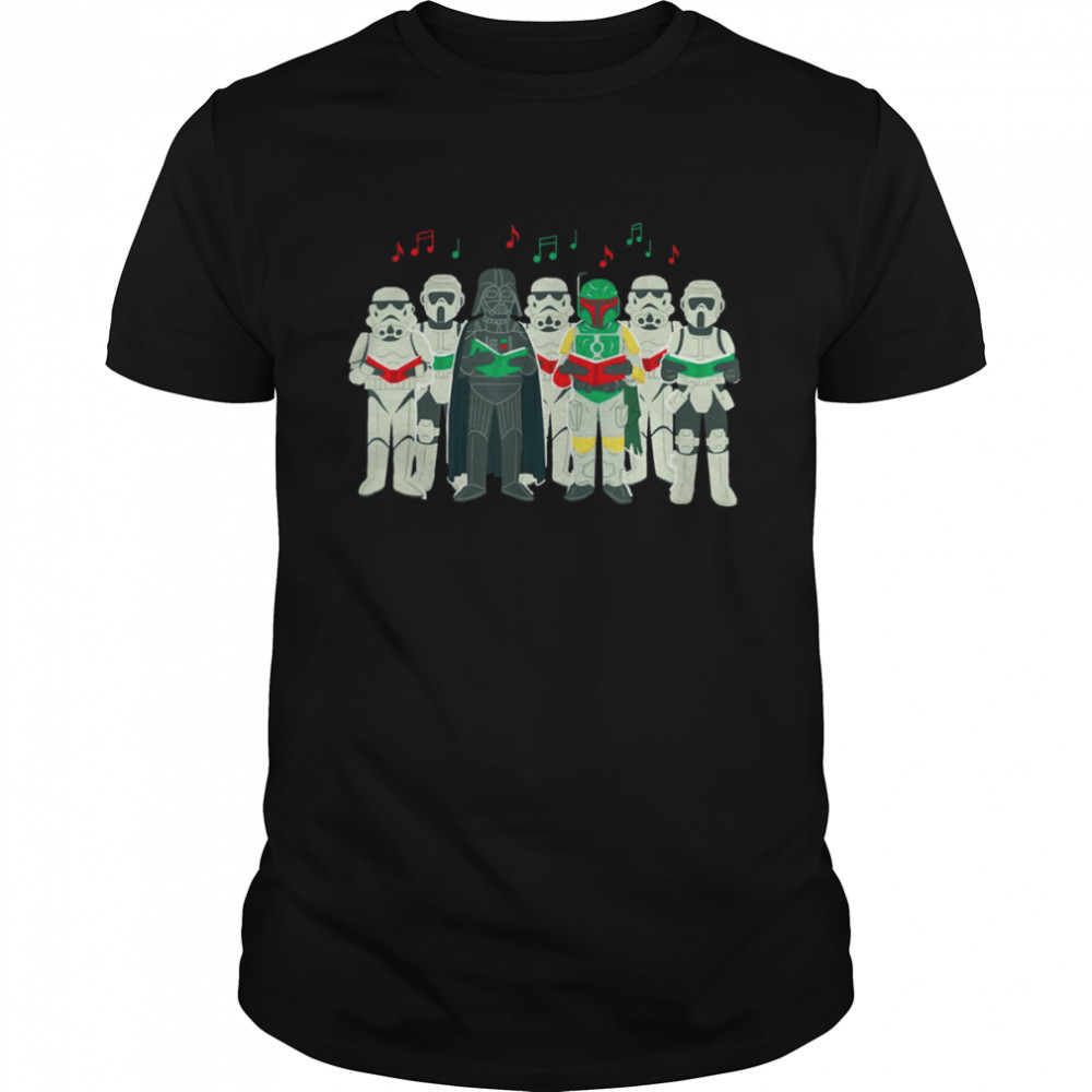 Choir Holiday Star Wars Sith Dard Vader Boba Stormtroopers Christmas Shirt