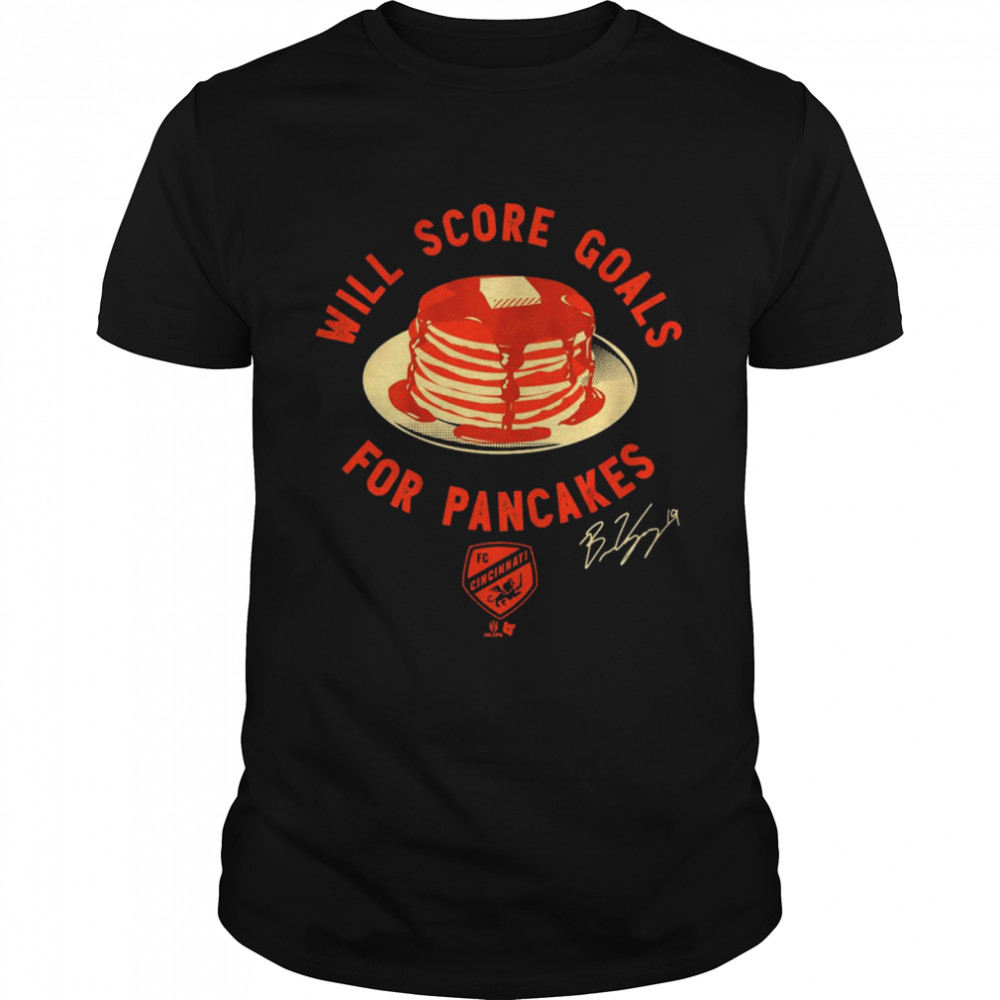 Fc Cincinnati Brandon Vazquez Pancakes Signature Shirt