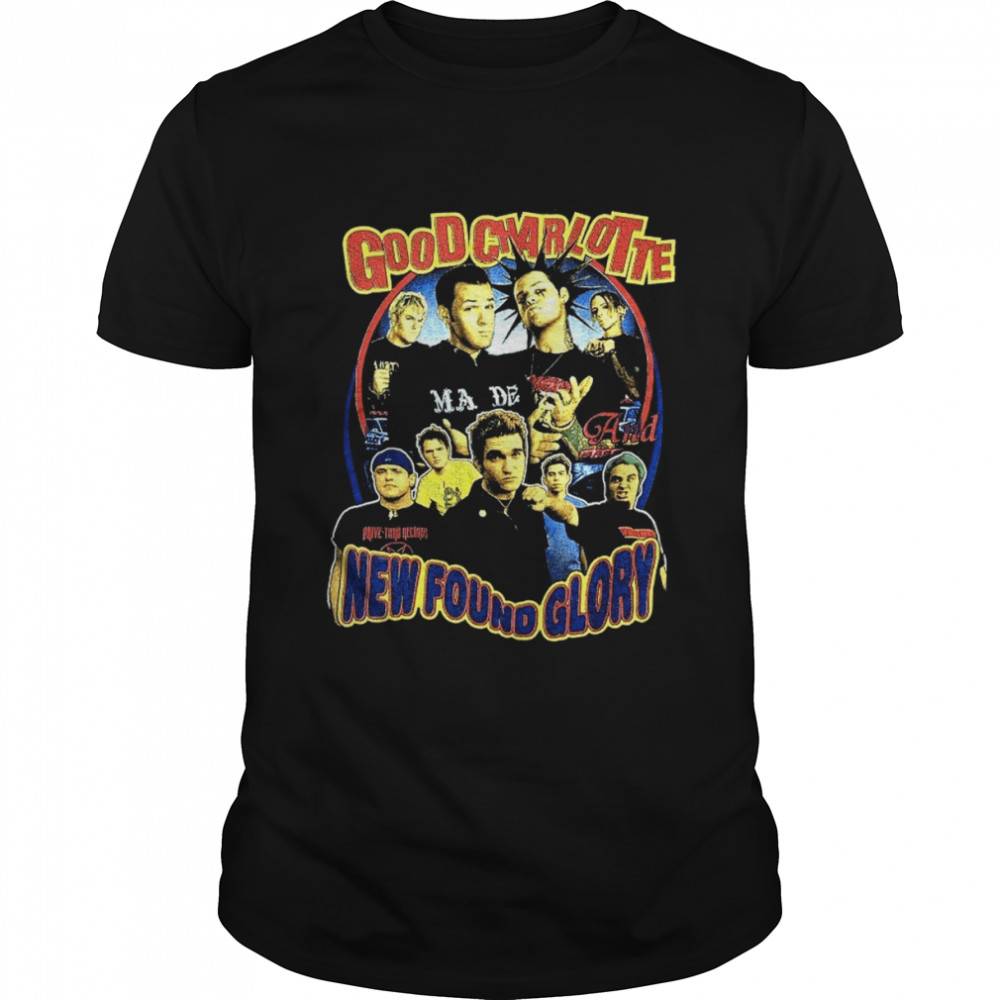 Vintage Good Charlotte New Found Glory Y2K Rock Shirt