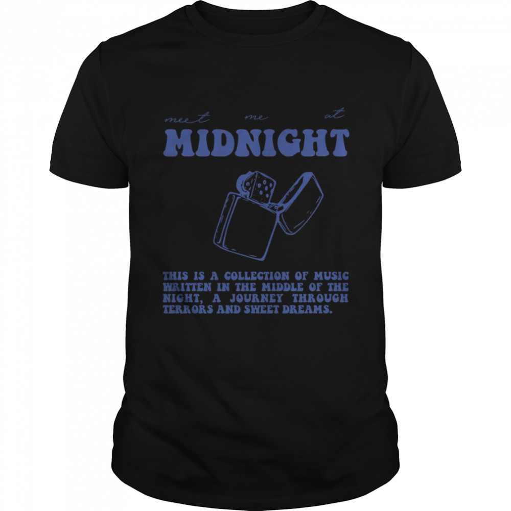 Ts Taylor Midnights A Collection Of Music Written In The Middle Of The Night Shirt