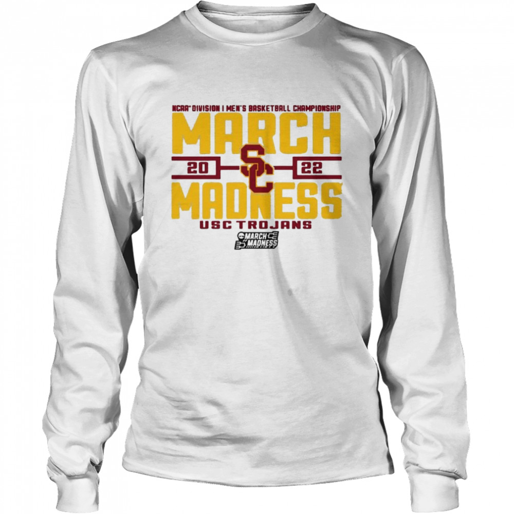 USC Trojans Men’s 2022 Basketball March Madness T- Long Sleeved T-shirt