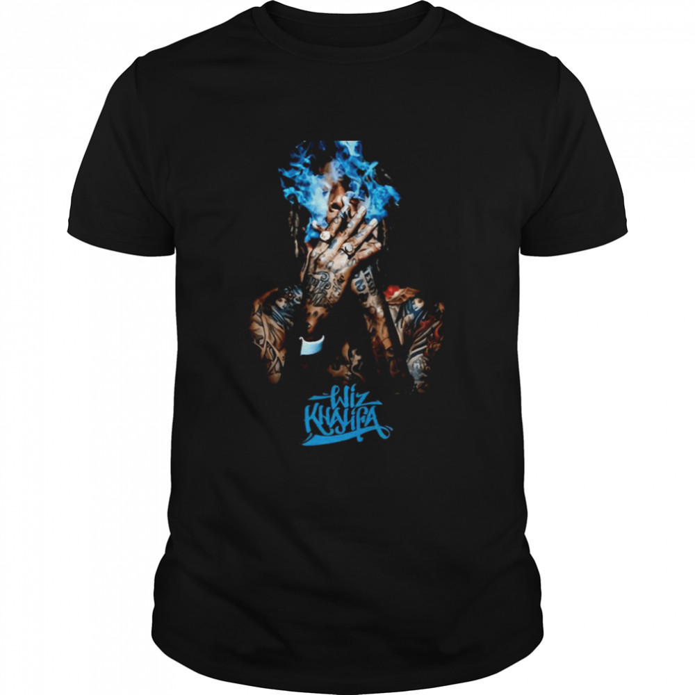 Wiz Rapper Wiz Khalifa Official Face shirt Classic Men's T-shirt