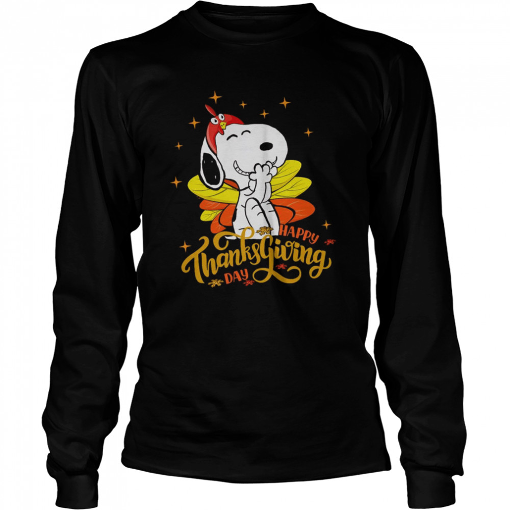 Thanksgiving Party Peanuts Thanksgiving  Long Sleeved T-shirt
