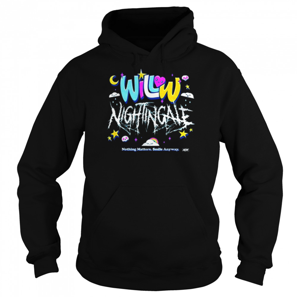 all elite wrestling willow nightingale daydream essential shirt unisex hoodie