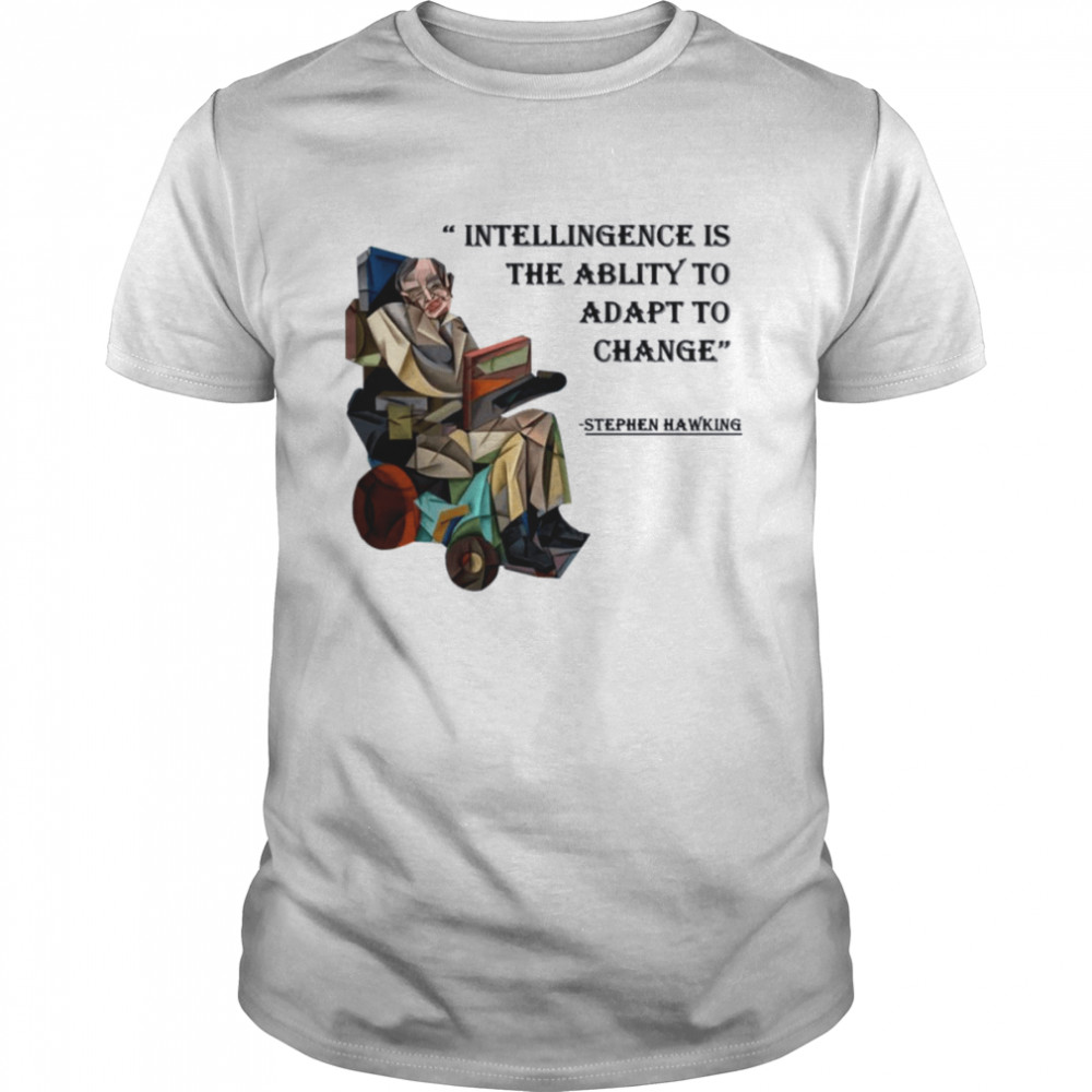 Animated Design Trending Quotes Stephen Hawking shirt Classic Men's T-shirt
