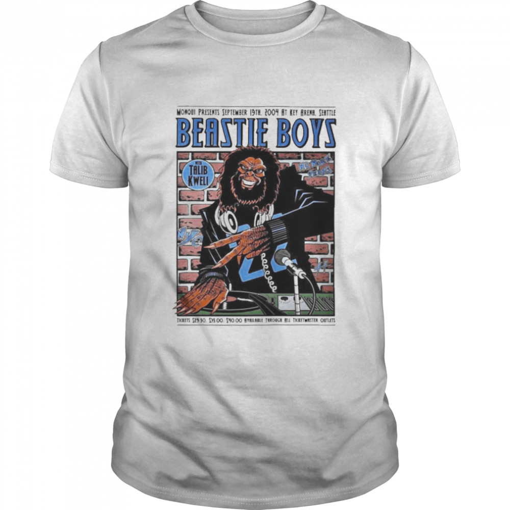 Beastie Boys Poster Beastie Boys Seattle 9.19.04 Mega Rare Concert Poster  Classic Men's T-shirt