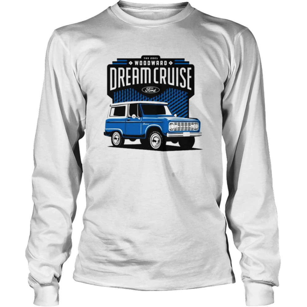 blue art ford car the woodward dream cruise shirt long sleeved t shirt