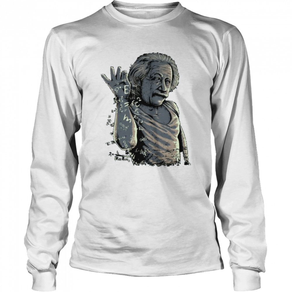 Cheft Graphic Albert Einstein shirt Long Sleeved T-shirt