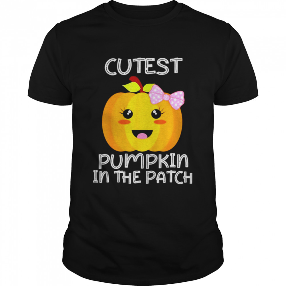 Cutest pumpkin in the patch Halloween thanksgiving shirt Classic Men's T-shirt