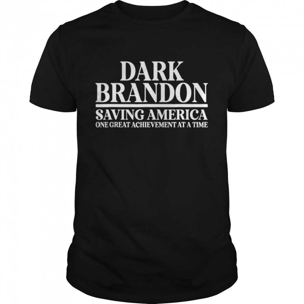 Dark Brandon Biden Saving America Flag Political T- Classic Men's T-shirt