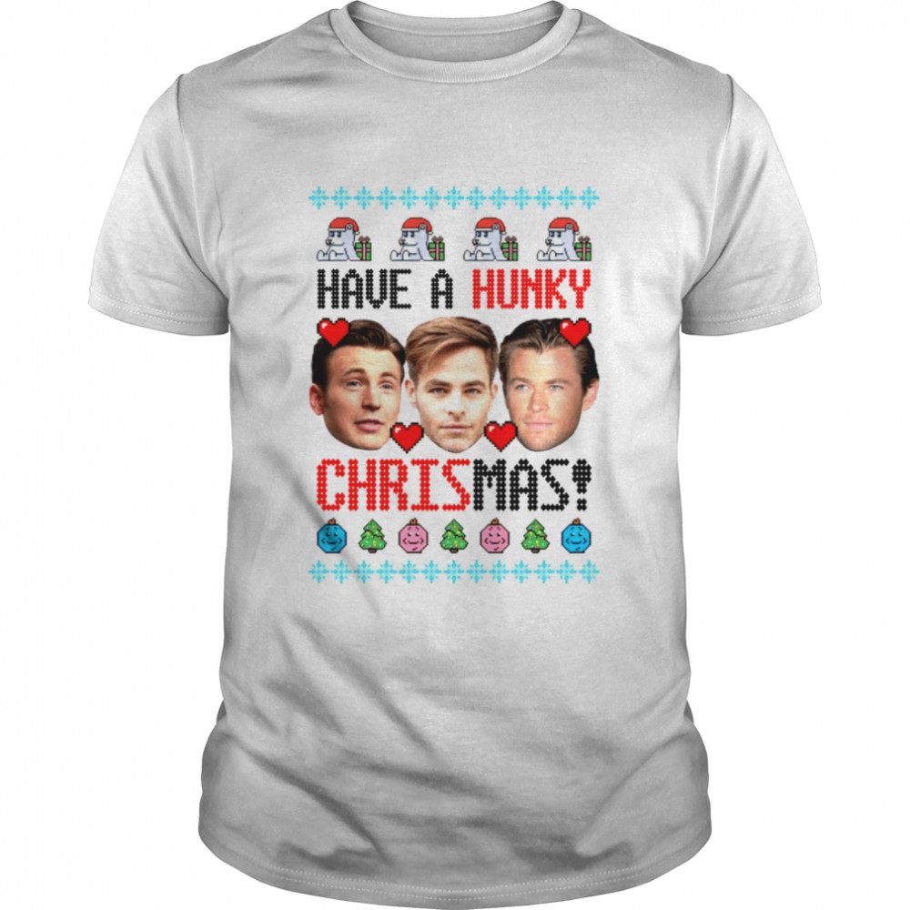 Have a Holly Hunky Christmas Chris Pine T  Classic Men's T-shirt