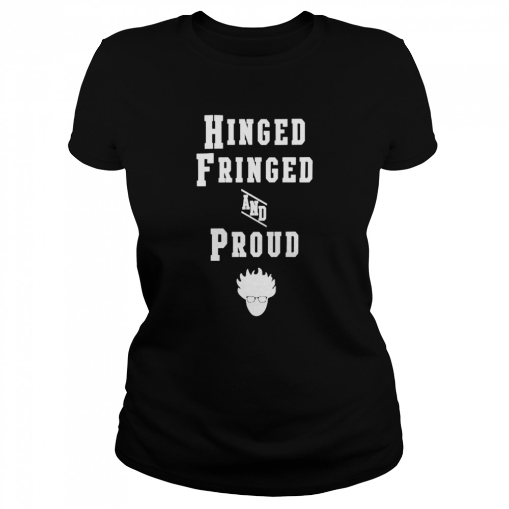 hinged fringed and proud shirt classic womens t shirt