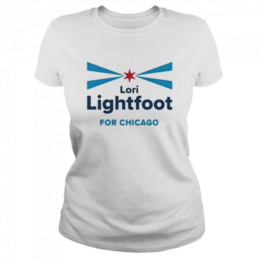 lori lightfoot for chicago logo classic womens t shirt