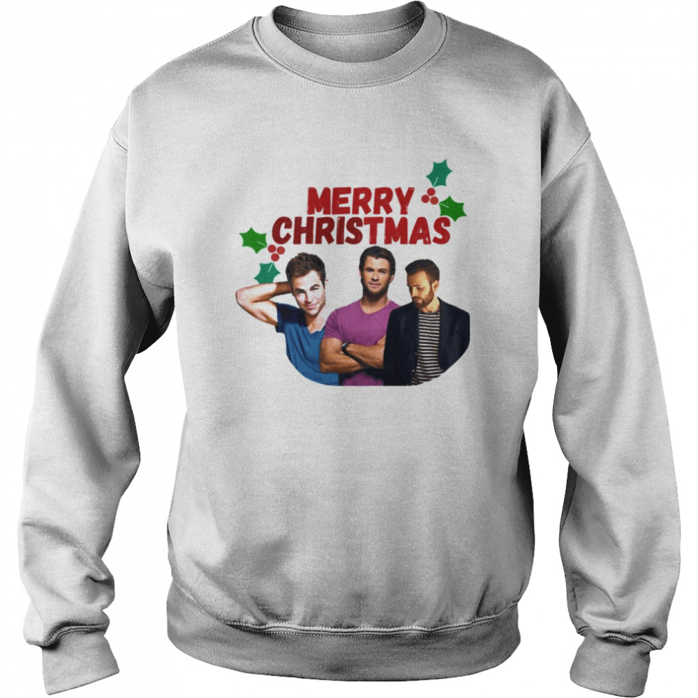 Merry Christmas Chris Pine shirt Unisex Sweatshirt