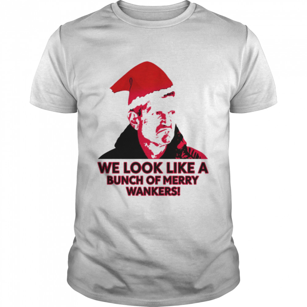 Merry Christmas Guenther Steiner We Look Like A Bunch Of Merry Wankers shirt Classic Men's T-shirt